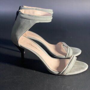 3.1 Phillip Lim Strappy Heels in Grey Blue Suede 37